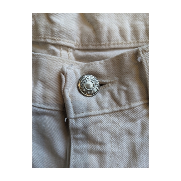 VINTAGE jean shorts, cream - Picture 4 of 8